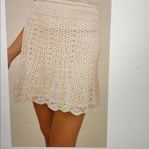 Astr the label beige skirt